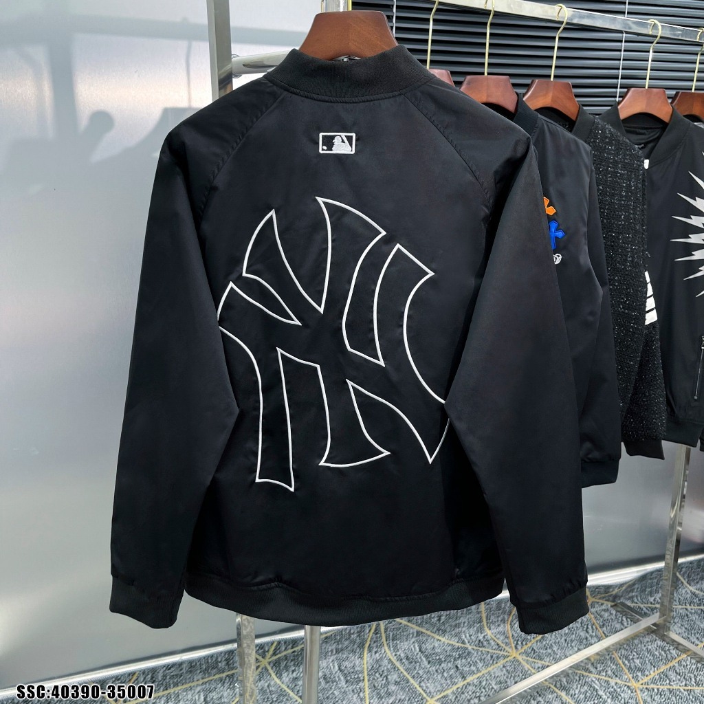 Áo Khoác Gió Khóa Kéo Zip NY ❤ Áo Bomber Gió Dù 2 Lớp Dày Dặn Dáng Rộng Nam Nữ NVA643 * Gía Sinh Viên *