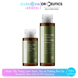 Nước Tẩy Trang Drceutics Ultra-mild OLIVE Cleansing Water Cho Mọi Loại Da, Da Nhạy Cảm