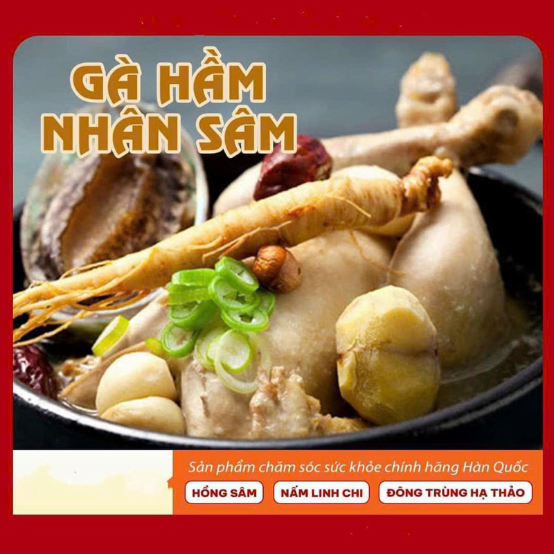 Gia Vị Sâm Khô Hầm Gà Hàn Quốc Siêu Ngon