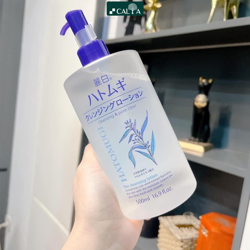 Nước Tẩy Trang Hatomugi Làm Sạch Sâu, Dưỡng Ẩm Cho Da - Reihaku Hatomugi Cleansing Lotion 500ml