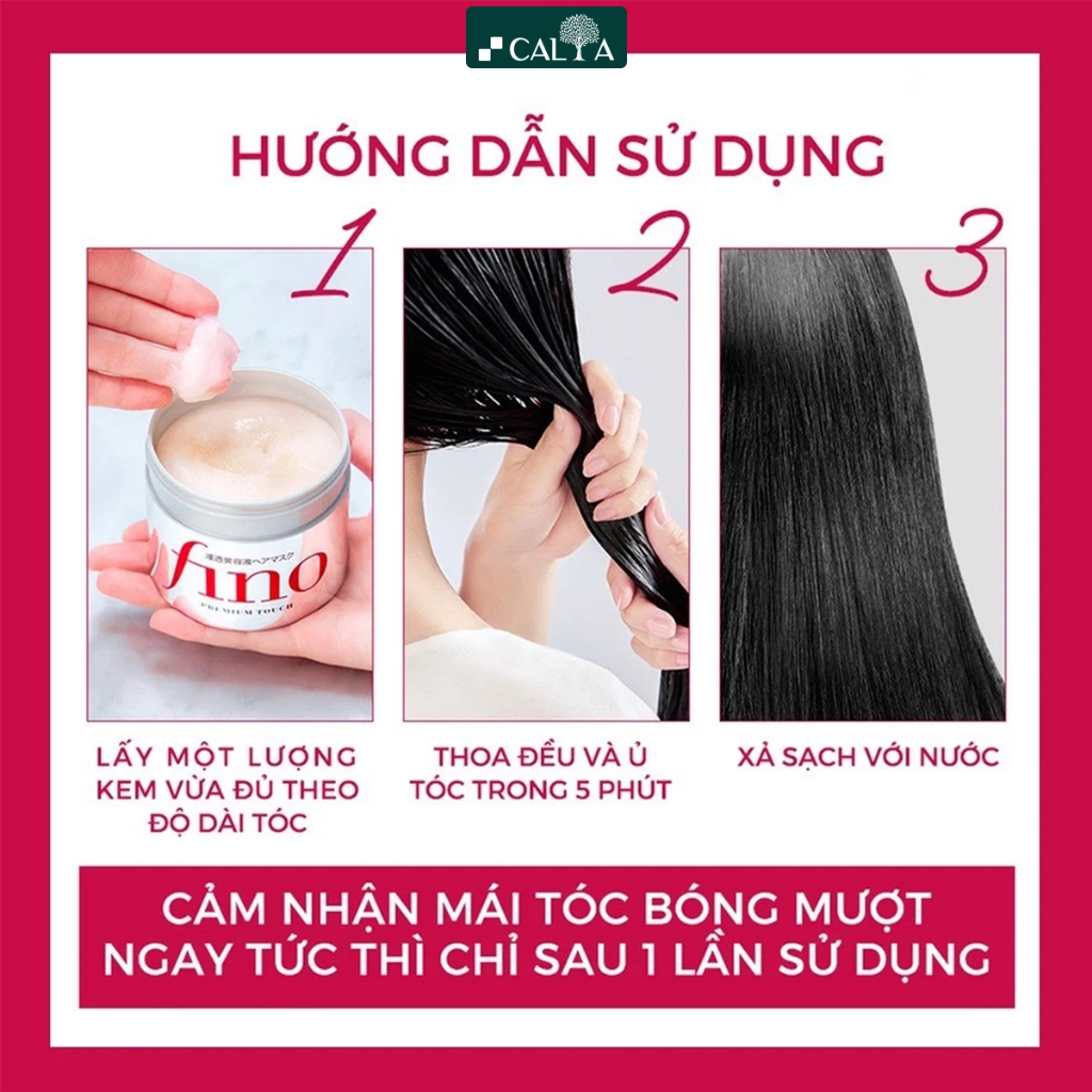 Kem Ủ Tóc Fino Cao Cấp Phục Hồi Tóc Khô, Hư Tổn Do Hóa Chất Uốn Duỗi Nhuộm - Fino Premium Touch Hair Mask 230g