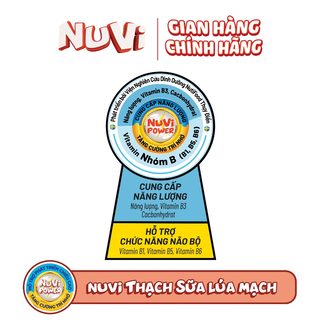 Thùng 24 Túi Nuvi Jelly Thạch Đào/ Nho/ Cacao túi NuVi Power 110ml - Thương Hiệu NUTIFOOD - YOOSOO MALL