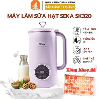Máy làm sữa hạt SEKA SK320 mini mới (Tặng Khay Đá), 5 chức năng, dung tích 600ml, máy xay nấu ngũ cốc- bảo hành 12 tháng
