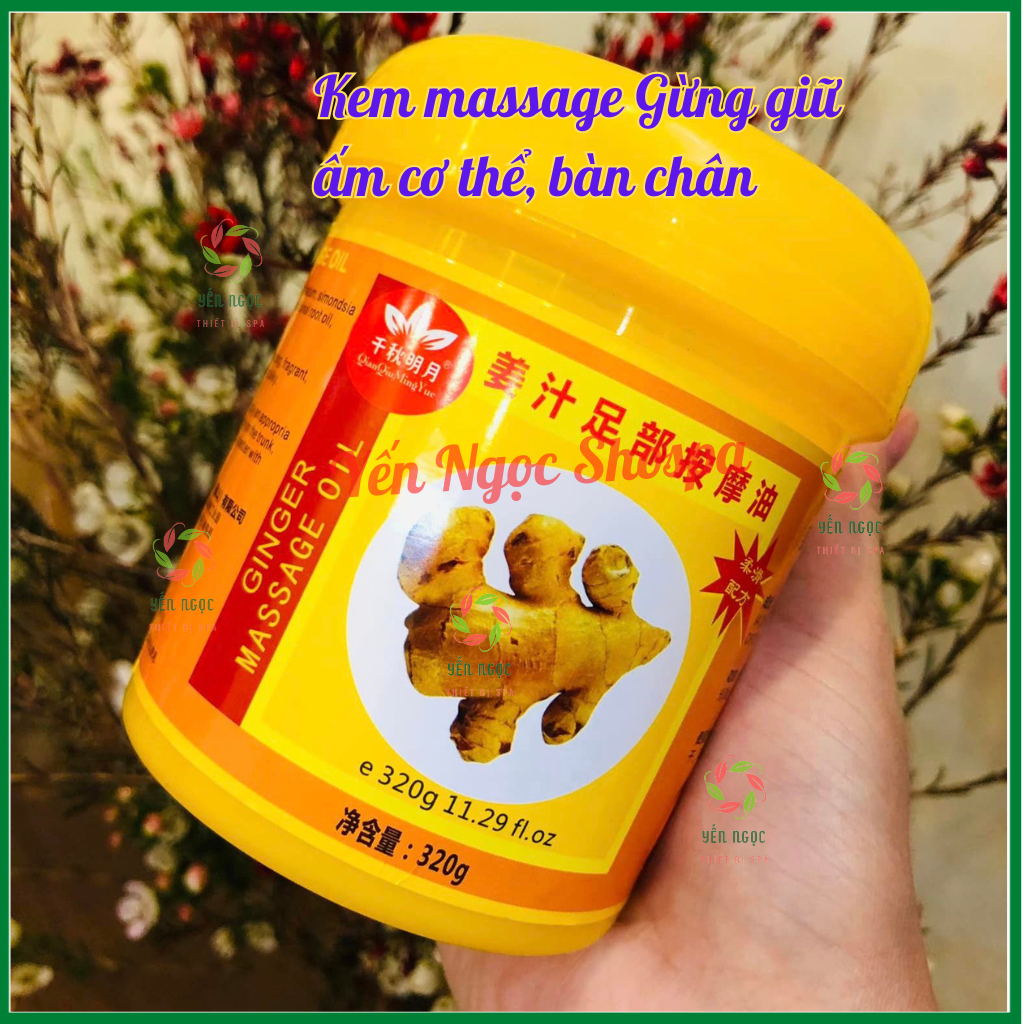 Kem massage chân gừng, colllagen, massage body | Kem massage body, massage bàn chân giữ ấm cơ thể