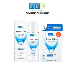 [VB] Combo dung dịch dưỡng ẩm & túi refill Hada Labo Advanced Nourish cho da thường/khô (Lotion 170ml+Túi refill 170ml)