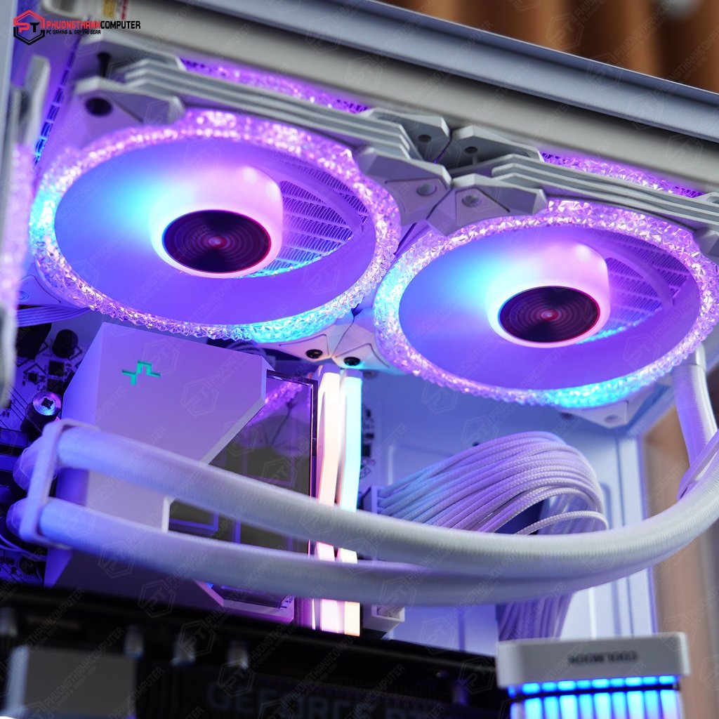 Quạt tản nhiệt Fan Coolmoon Led RGB Magic Drill AS5