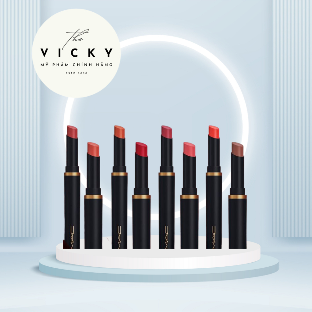 Son Thỏi Lì M.A.C Powder Kiss Velvet Blur Slim Stick Lipstick