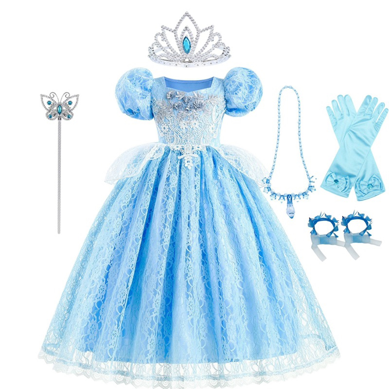 Váy CINDERELLA xinh cho bé, dáng phồng