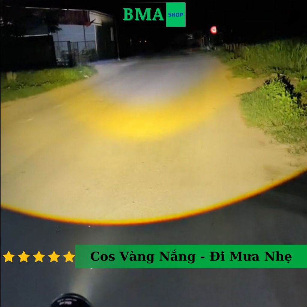 Đèn Bi Gầm 3.0 P70 45W/12.24V/DC 3 Màu Pha Màn Chập Chống Chói