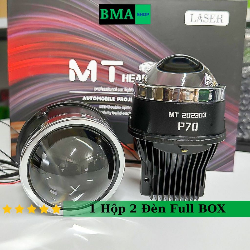 Đèn Bi Gầm 3.0 P70 45W/12.24V/DC 3 Màu Pha Màn Chập Chống Chói