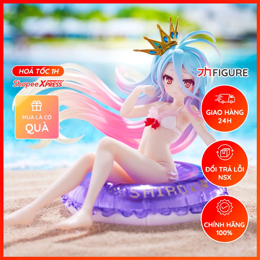 Mô hình Shiro, No Game No Life - Aqua Float Girls (Taito) Figure Chính Hãng Nhật Bản