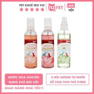 Nước hoa chuyên dụng khử mùi cho chó mèo Bioline 207ml
