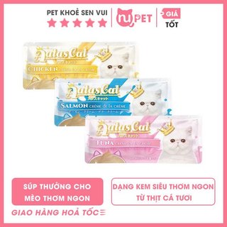 Súp thưởng Aatas cho mèo dạng kem siêu thơm ngon - Snack cho mèo - Cận Date
