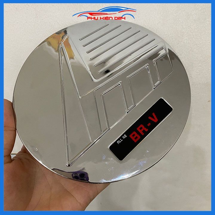 Ốp nắp xăng Honda BRV BR-V 2023-2024 mạ Crom cao cấp