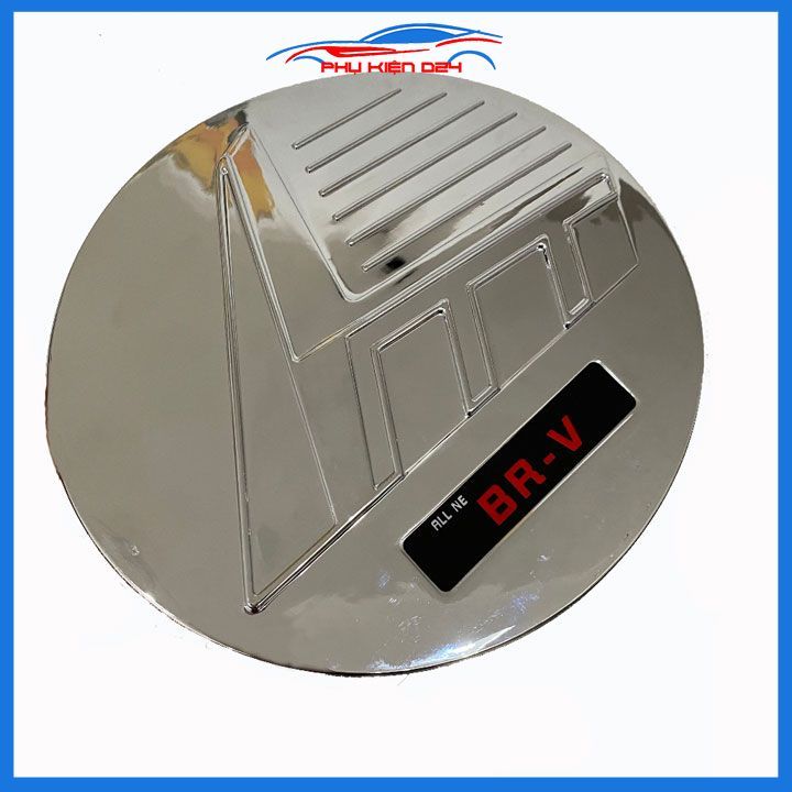 Ốp nắp xăng Honda BRV BR-V 2023-2024 mạ Crom cao cấp