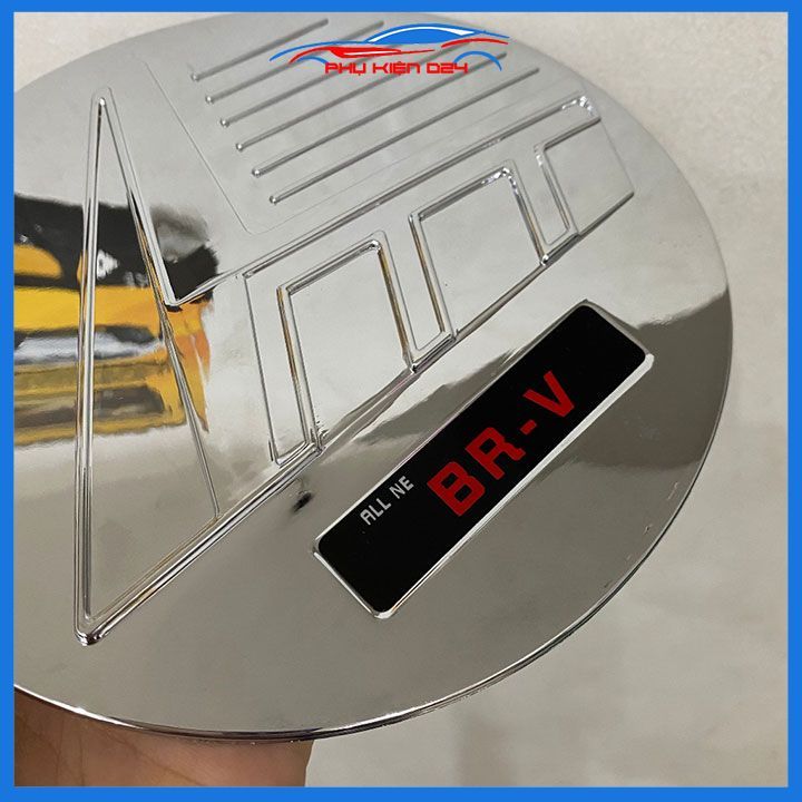 Ốp nắp xăng Honda BRV BR-V 2023-2024 mạ Crom cao cấp