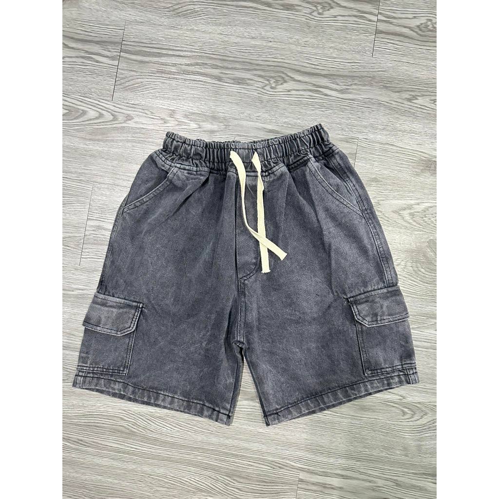Quần Short Jean Kaki Túi Hộp 2H.Unisex_Store