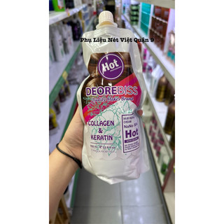 Kem hấp tóc Deorebiss chiết xuất collagen và keratin 900ml giúp phục hồi tái tạo cấu trúc tóc