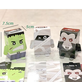 Hộp giấy đựng kẹo Halloween xếp gấp đứng dọc HLW-HGDK-02 TTTM