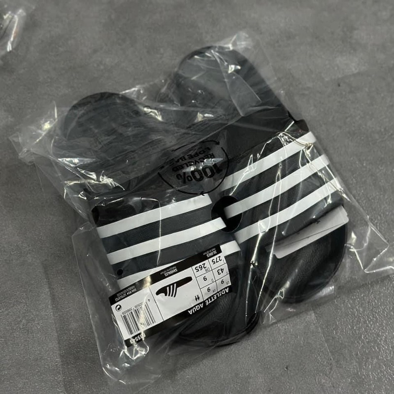 Dép nam đúc nguyên khối 3 sọc A D I D A S Cao Su Non Siêu Nhẹ Chống Nước Dép Quai Ngang Nam Thể Thao Mang Trong Nhà