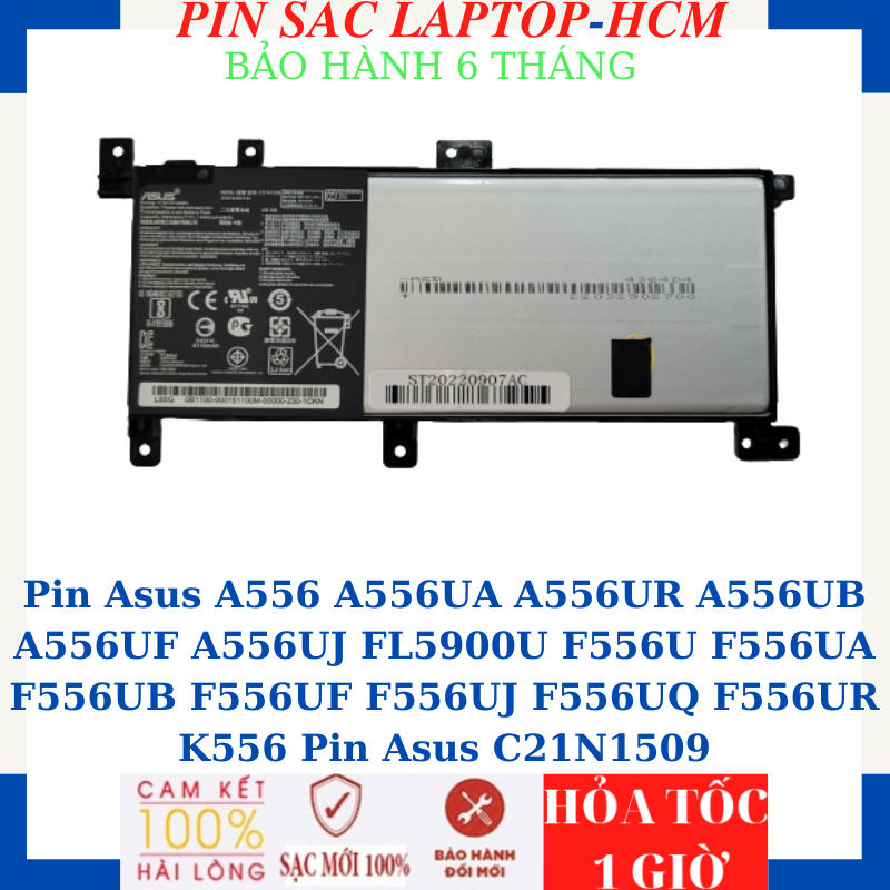 Pin Asus A556 A556UA A556UR A556UB A556UF A556UJ FL5900U F556U F556UA F556UB F556UF F556UJ F556UQ F5