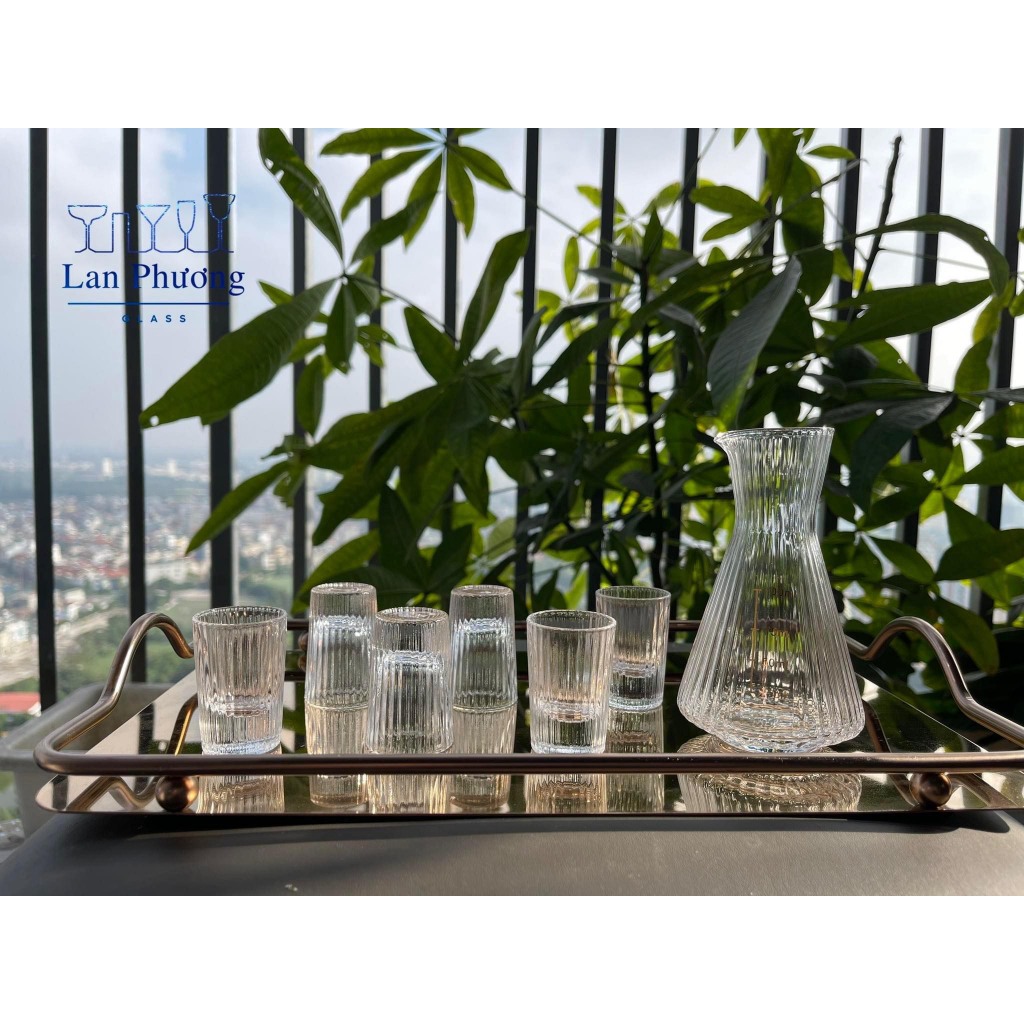 Ly rươu thủy tinh pha lê dung tích từ 20-60ml