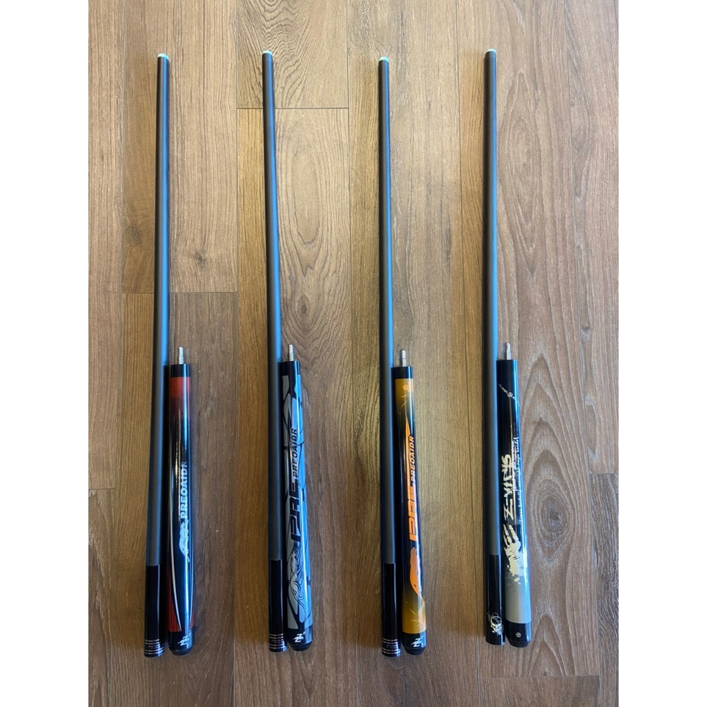 Cơ Bida Nhảy - Gậy nhảy phủ carbon - Mẫu mới 2023. Cơ nhảy PREDATOR