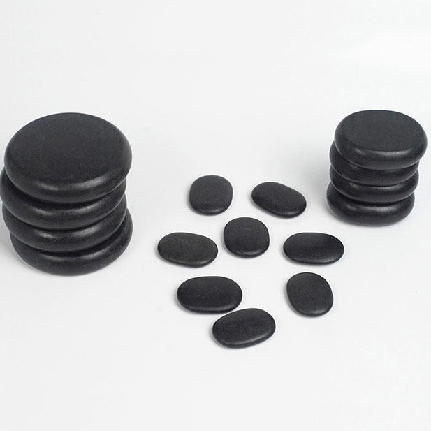 Đá Nóng Massage Cho Spa Hộp 16 Viên KÈM Nồi Hấp Đá Điện - Massage Body