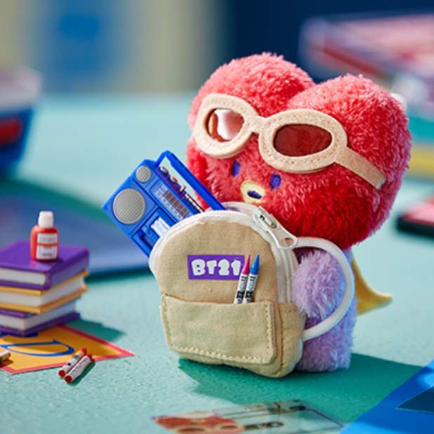 Mô hình bông BT21 MININI STEREO STANDING DOLL