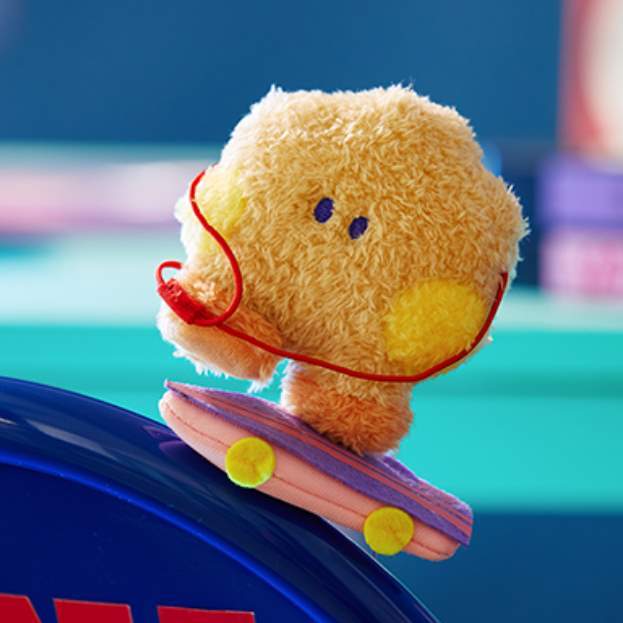 Mô hình bông BT21 MININI STEREO STANDING DOLL