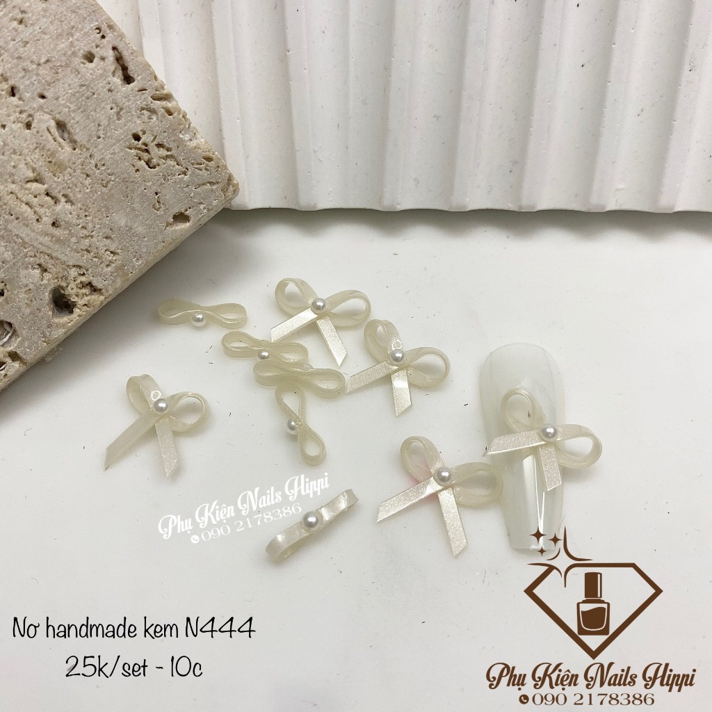 PHỤ KIỆN NAIL - Charm nơ douyin handmade