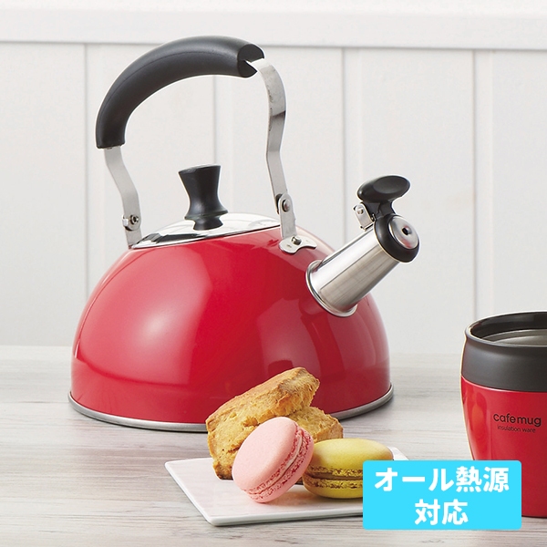[CHÍNH HÃNG] Ấm đun nước bếp từ có còi báo sôi Pearl Life 1.6L - Hàng nội địa Nhật Bản
