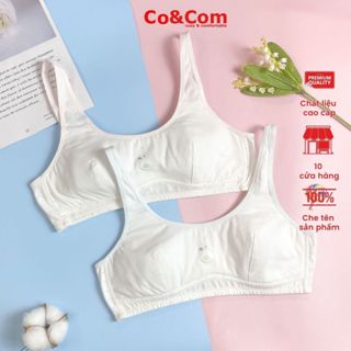Áo lót học sinh cấp 3 cúp ngực bản dây có điều chỉnh cotton kháng khuẩn thoáng khí CoandCom AL0061-2