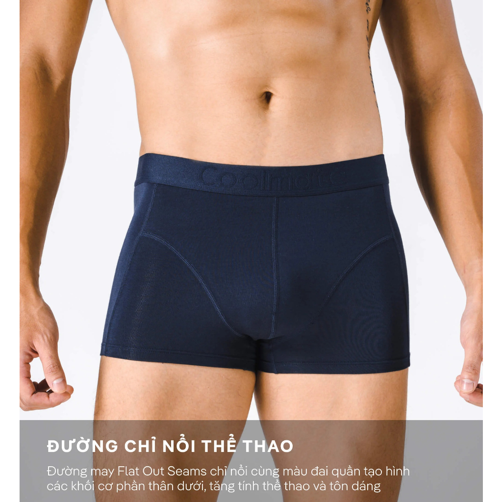 Quần lót nam Trunk Ex-Comfort Bamboo thoải mái tối đa - Thương hiệu Coolmate