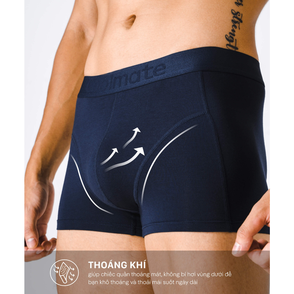 Quần lót nam Trunk Ex-Comfort Bamboo thoải mái tối đa - Thương hiệu Coolmate