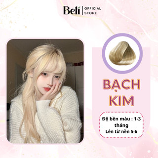 Thuốc Nhuộm Tóc Màu BẠCH KIM Cần Tẩy 100g -Beli Official Store