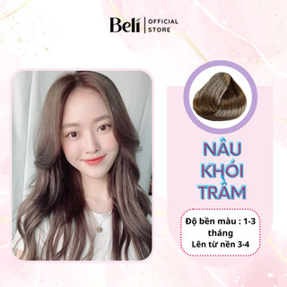 Thuốc Nhuộm Tóc Màu NÂU KHÓI TRẦM Nam Không Tẩy -Beli Official Store