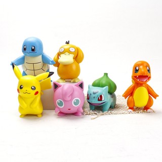 Combo 6 Mô hình Pokemon siêu cute chất liệu nhựa ABS