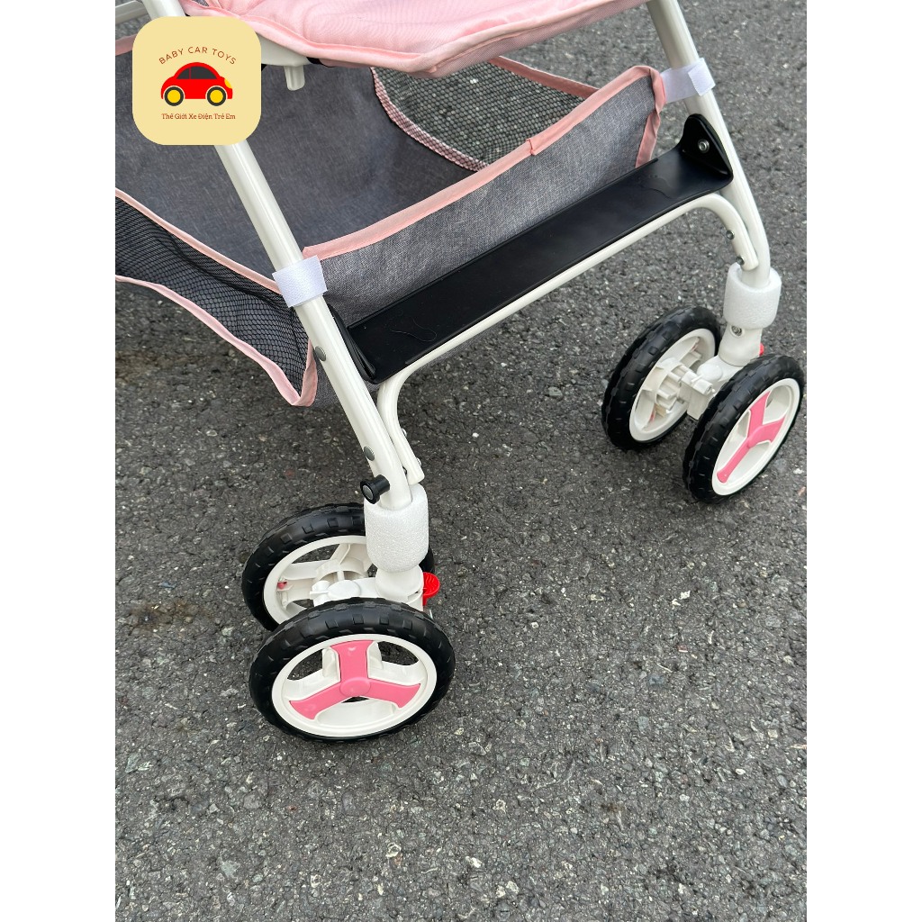Xe Đẩy Cho Bé, Xe Nôi Cho Em Bé 3 Tư Thế, Gấp Gọn Nhanh Chóng Tiện Lợi, Chịu Lực Tốt, Giảm Sốc Đi Du Lịch