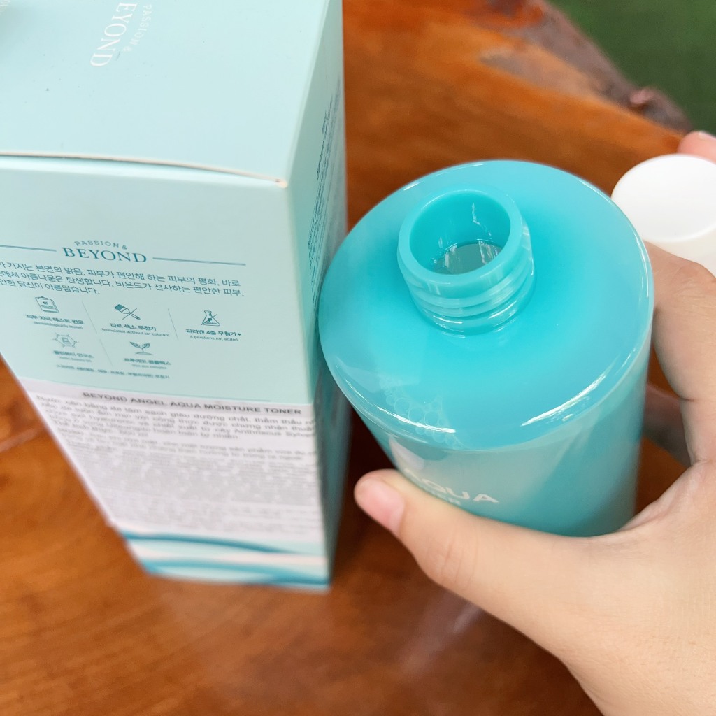 Nước hoa hồng dưỡng ẩm Beyond Angel Aqua Moisture Toner 500ml - Chính hãng LGVina có tem
