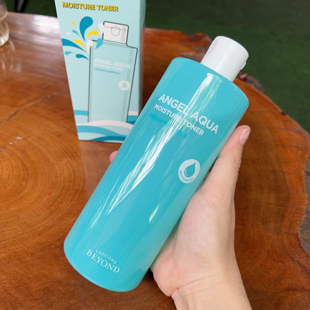 Nước hoa hồng dưỡng ẩm Beyond Angel Aqua Moisture Toner 500ml - Chính hãng LGVina có tem