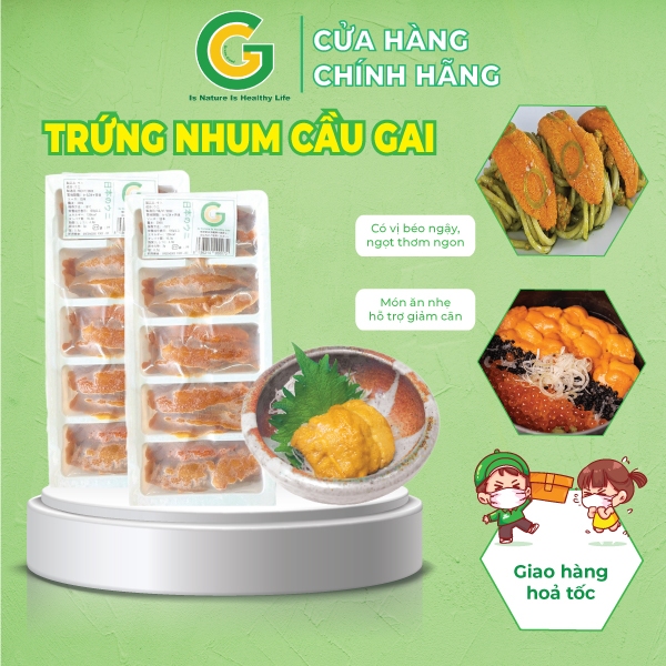 Gạch Nhum Cầu Gai Nhật Sashimi, Nướng, Nấu cháo 200gr