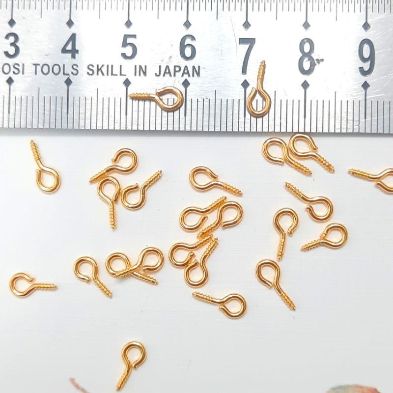 50 Khoen xoắn/ vít làm thủ công - Handmade.