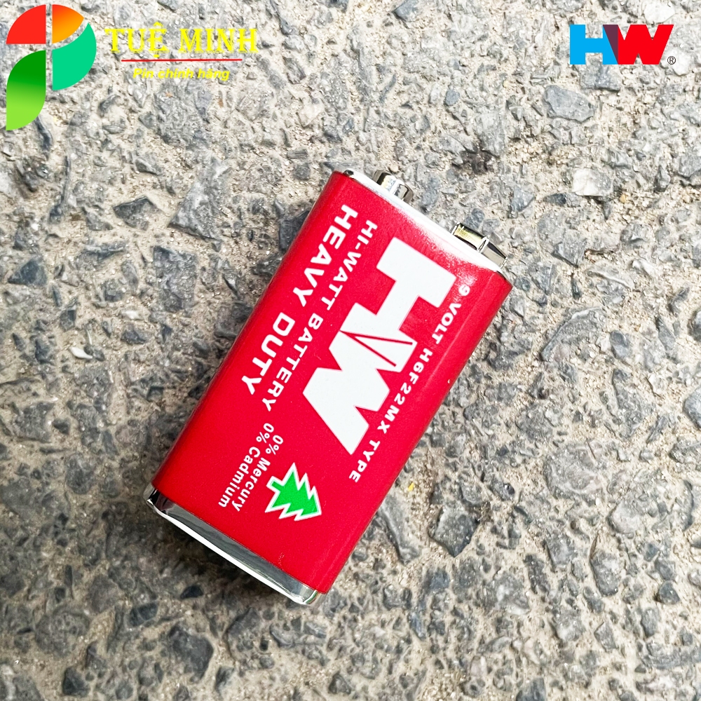 Pin 9V, Pin Vuông Panasonic, Maxell, Hi-watt, Vinaxell chính hãng, giá siêu tốt