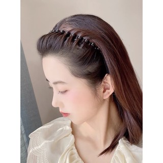 Bờm tóc phong cách vintage cài tóc hàn quốc nhẹ nhàng gợn sóng