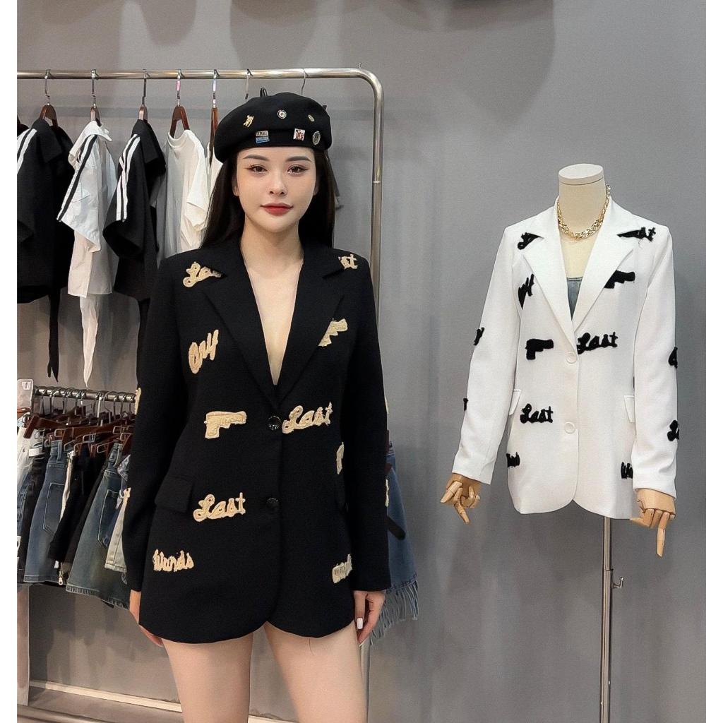 ÁO VEST CHỮ BÔNG NỔI - VE10