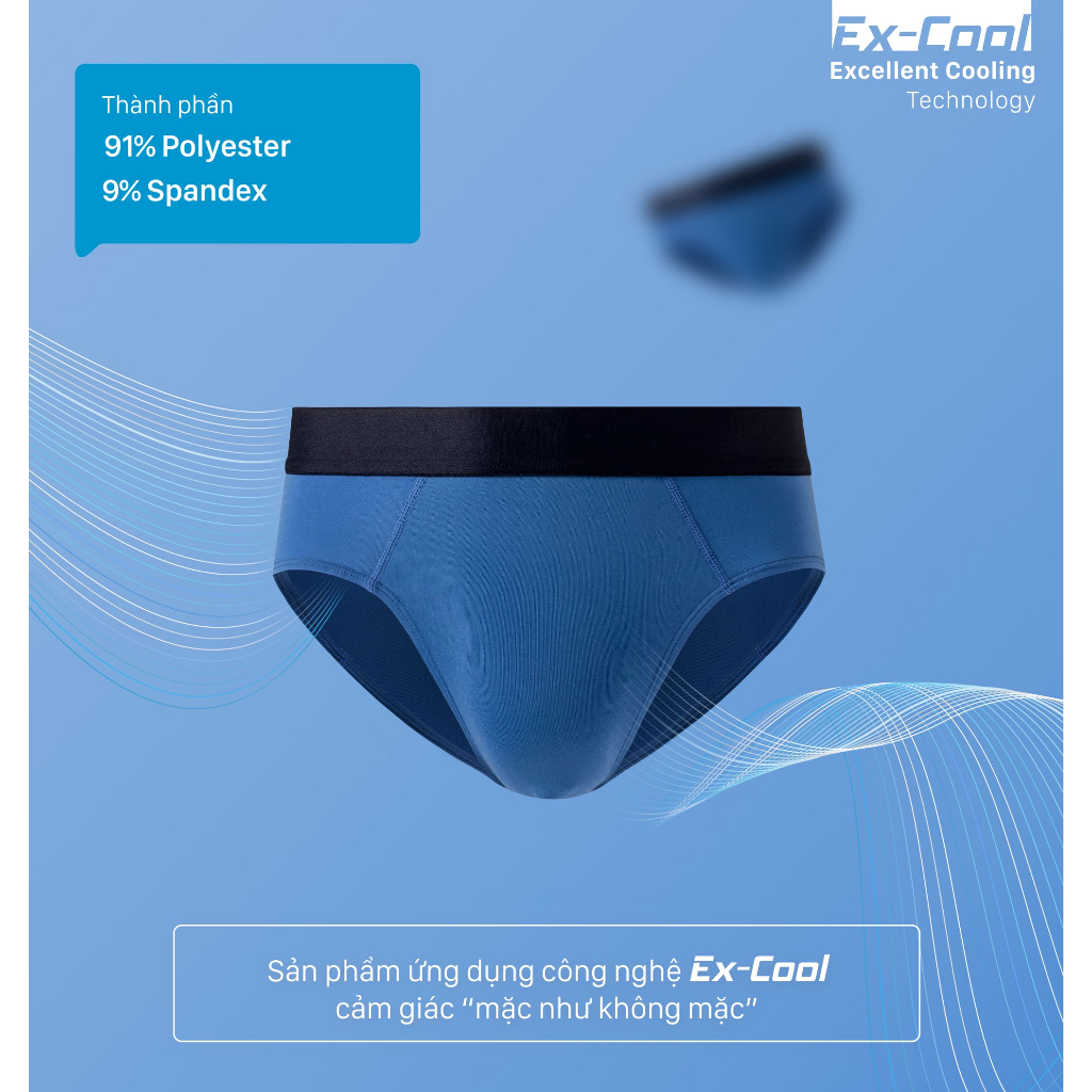 Quần lót nam Brief Excool Function - Thương hiệu Coolmate