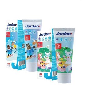 Kem đánh răng Jordan cho bé 75g (0-5 tuổi, 6-12 tuổi).