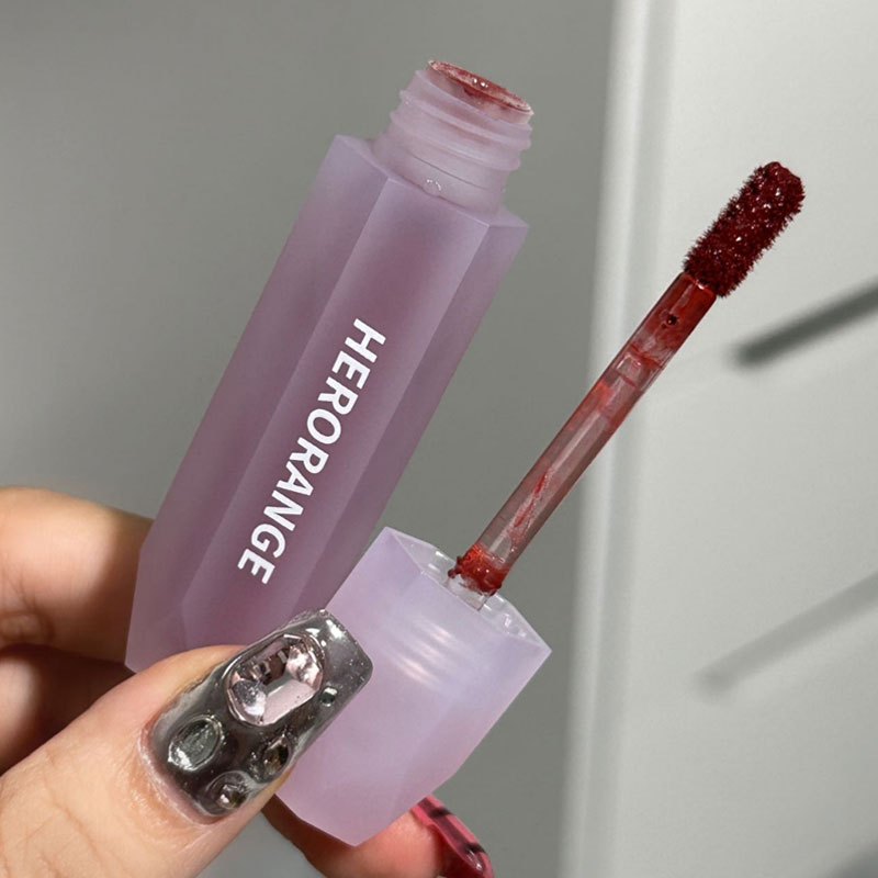 Son Herorange Diamond vỏ tím mềm mịn môi