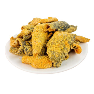 Da cá trứng muối vnfood 300gr , da cá hồi loại 1 | da cá ăn vặt